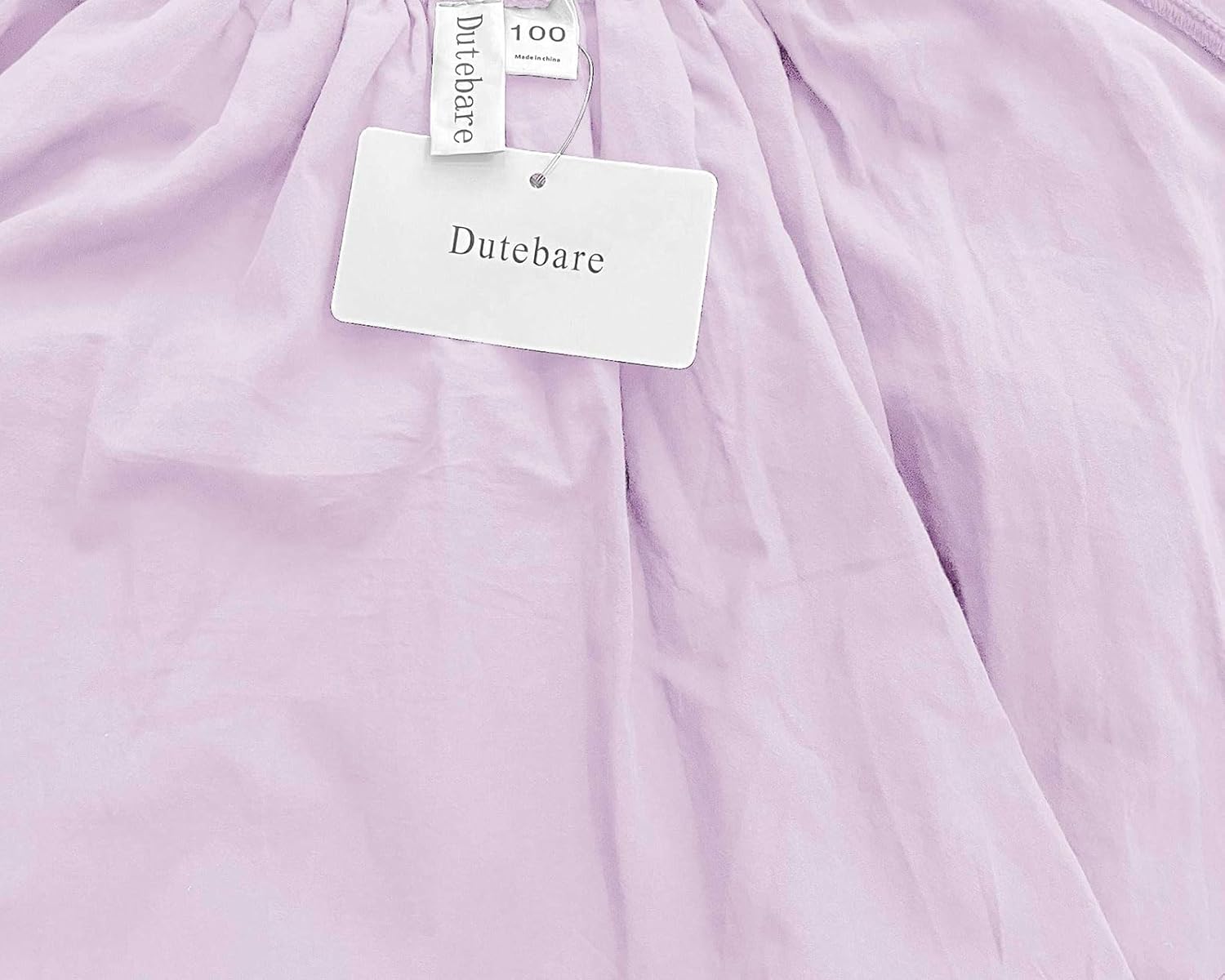 Dutebare Toddler Girls Tulle Tutu Dress Linen Ruffle Tie Back Sleeveless Kids Princess Party Dresses - Image 7