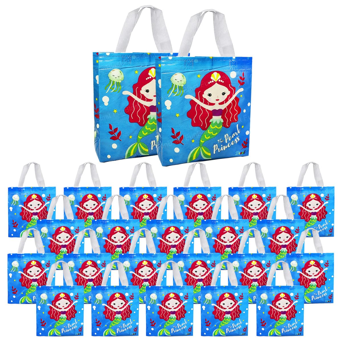 FunBlast Multi-Purpose Reusable Hand Carry Bag - Mermaid Gifting Bags for Return Gifts, Non-Woven Carry Bags, Birthday Gifting Bags for Return Gifts (24) (B0CNVQ2WQM) Amazon Price History, Amazon Price Tracker