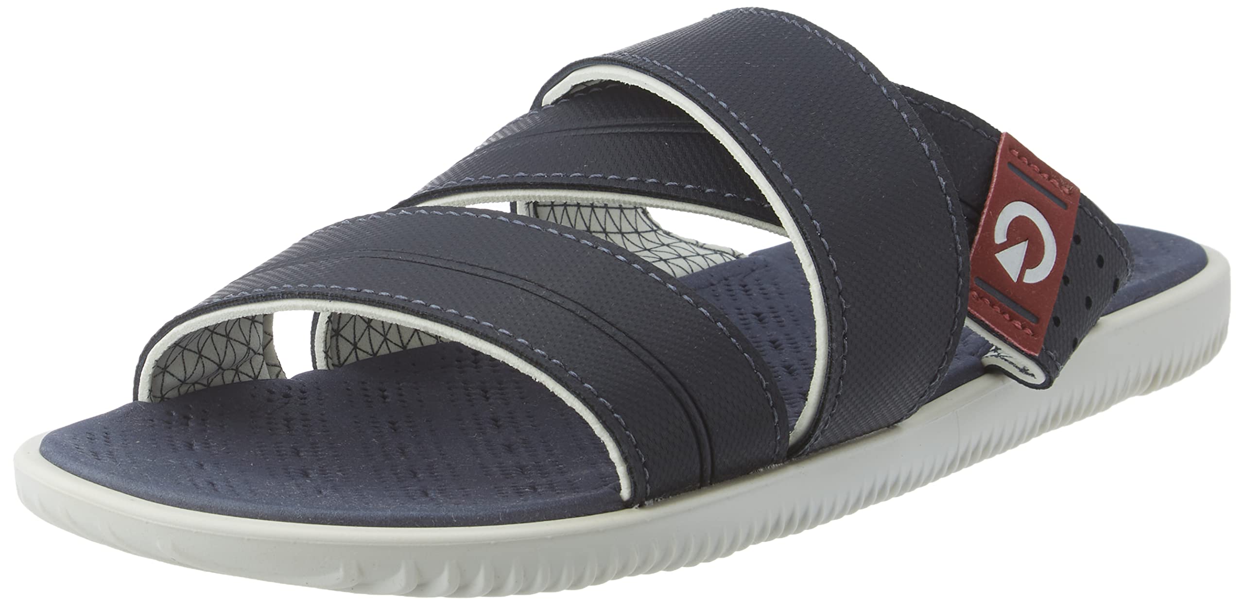 CARTAGO Mens Sandals Barcelona Slide Beach Flip Flops-Navy-7
