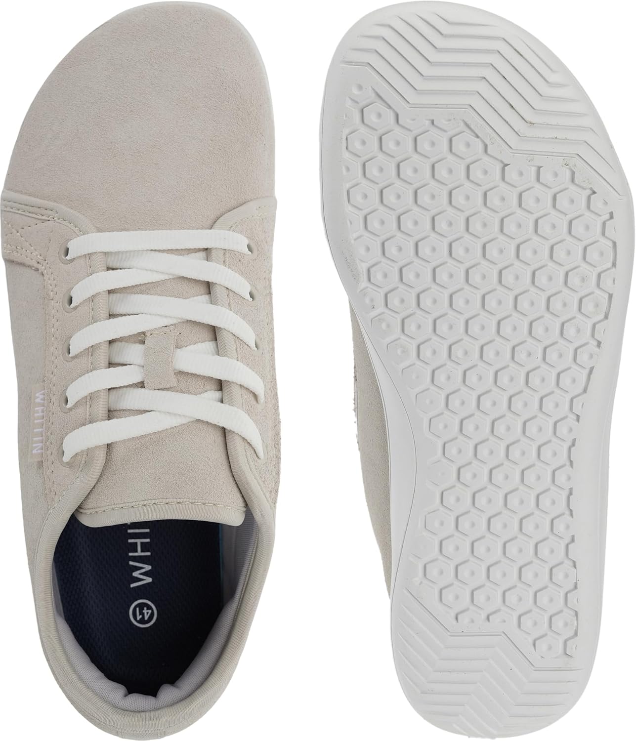 WHITIN Women's Genuine Leather Wide Barefoot Shoes | Footloose Minimalist Style | Zero Drop & Flat - Image 5