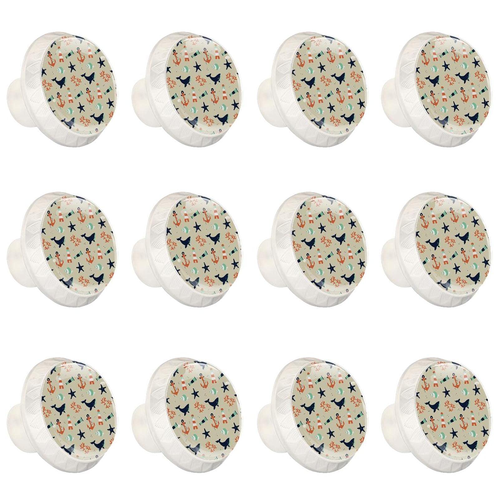 Boutons de cuisine pour rénover commode usée motif baleine mignon