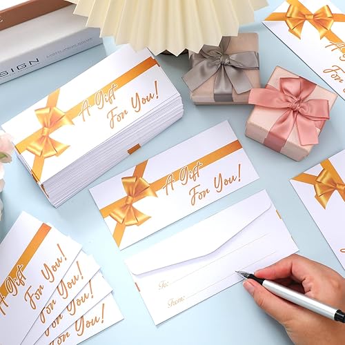 Vista 15 de Lincia 200 sobres de dinero de Navidad para dinero en efectivo, sobres de moneda, regalos de 2.9 x 6.5 pulgadas para cheque de efectivo, monedas