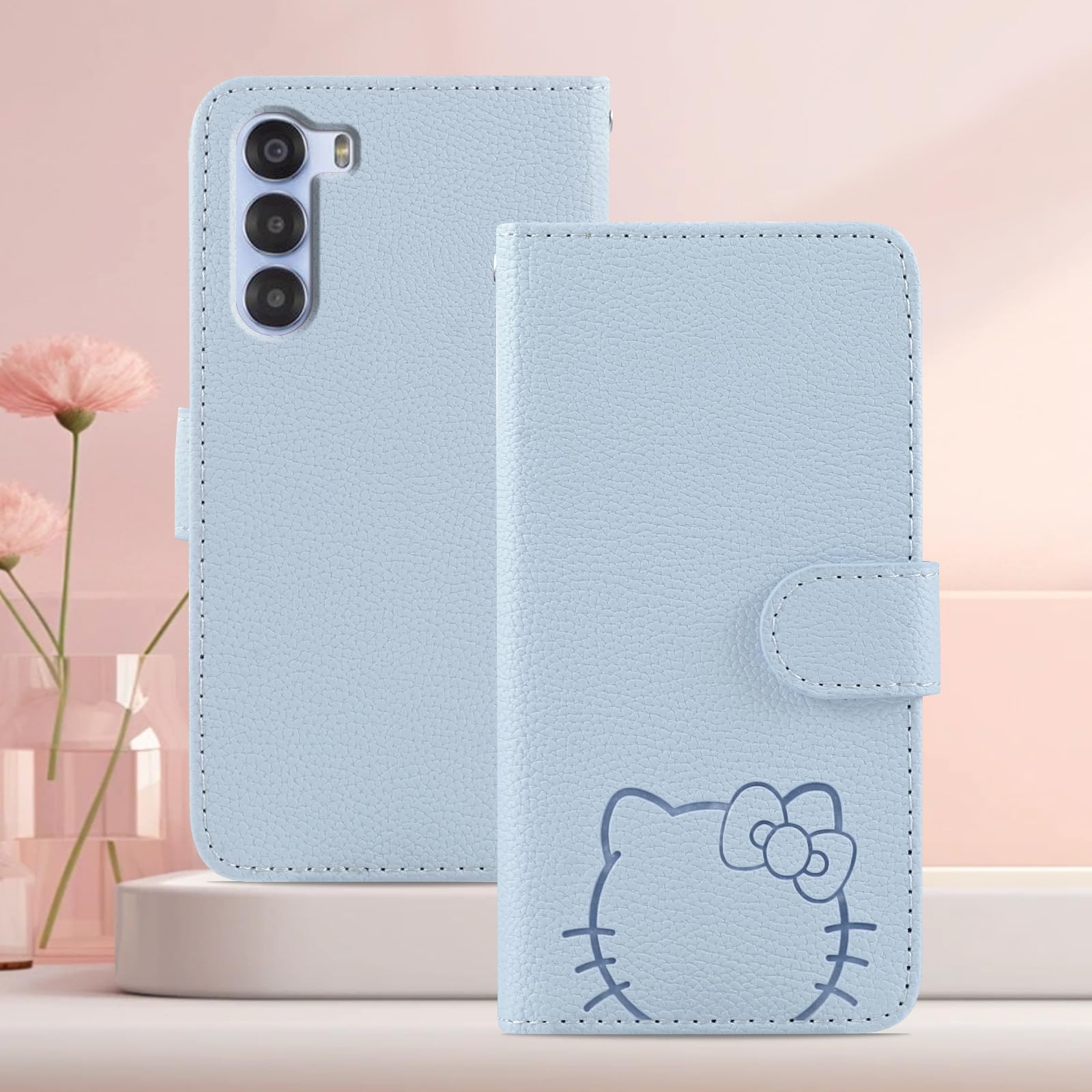 Amazon.co.jp: Kedic ZTE Nubia S 5G ケース 手帳型 大きな花の