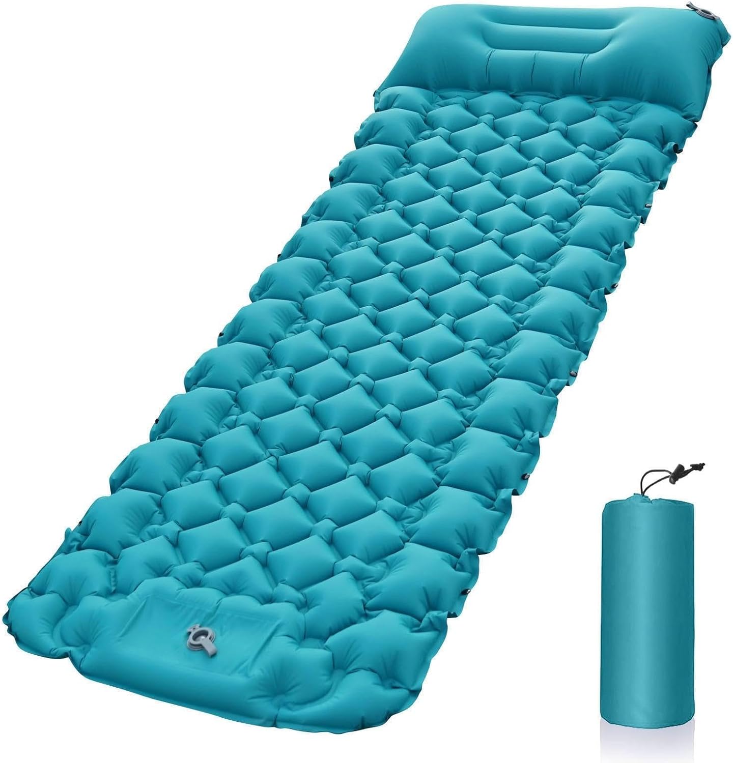 Sleeping Pad - Ultralight Inflatable Sleeping Mat with Built-in Foot Pump, Durable Compact Waterproof Camping Air Mattress for Camping,A