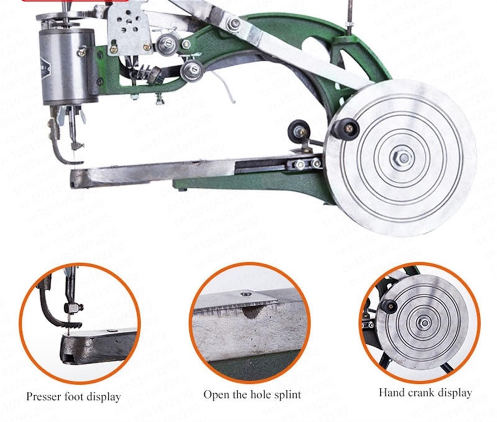 Máquinas de Coser, Máquina manual for hacer zapatos, parches, equipo for reparar parches, costura de cuero