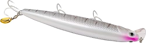 Miniatura 7 de Calissa Offshore Tackle 110mm and 140mm California Inshore Fishing - Special Jerkbait Crankbait Surf Flash Fishing Salt Pro Lure Minnow Zebra MS