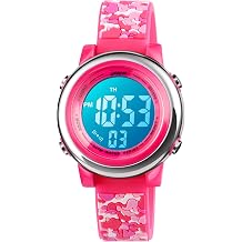 cofuo Kids Digital Sport Waterproof Watch for Girls Boys, Kid Sports Outdoor LED Electrical Watches with Luminous Alarm Stopwatch Child Wristwatch 3-12 Years