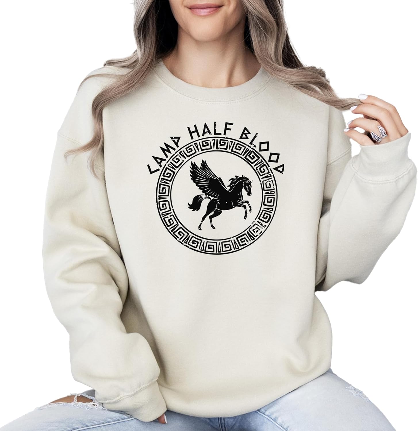 Camp Half Blood Sweatshirt Custom Camp Half Blood Hoodie Unisex Women Men Youth Camp Half-Blood Merch Camp Halfblood Sweater Gift for Book Lovers Multicolor