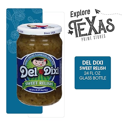 Miniatura 5 de Del Dixi Sweet Relish Pickles - Tarros de vidrio de 24 onzas líquidas, paquete de 4