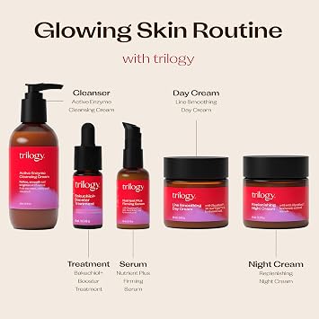 Trilogy Nutrient Plus Firming Serum with IBR-Snowflake, 1 Fl Oz | Anti-aging face serum smooths wrinkles & evens skin tone with Glycablend, Hyaluronic Acid, Liquorice & Mulberry Extracts