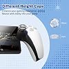Tapas para pulgares DLseego para PlayStation Portal Remote Player, protección total antideslizante, antiarañazos y antihuelas, tapas protectoras de botones con diseño de dibujos animados, 2 tapas para palancas - Blanco 3