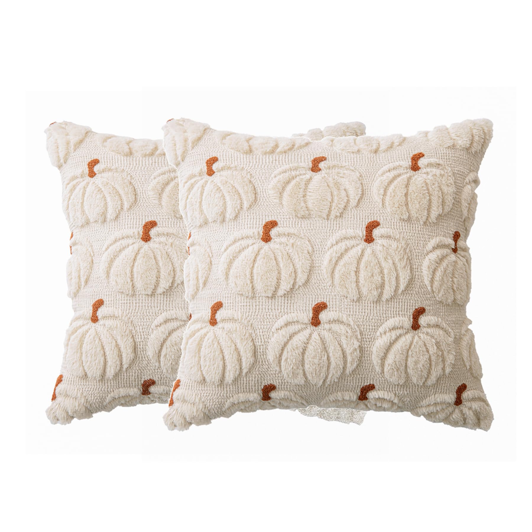 Housse de coussin en fausse fourrure 45x45 cm lot de 2 LIGICKY