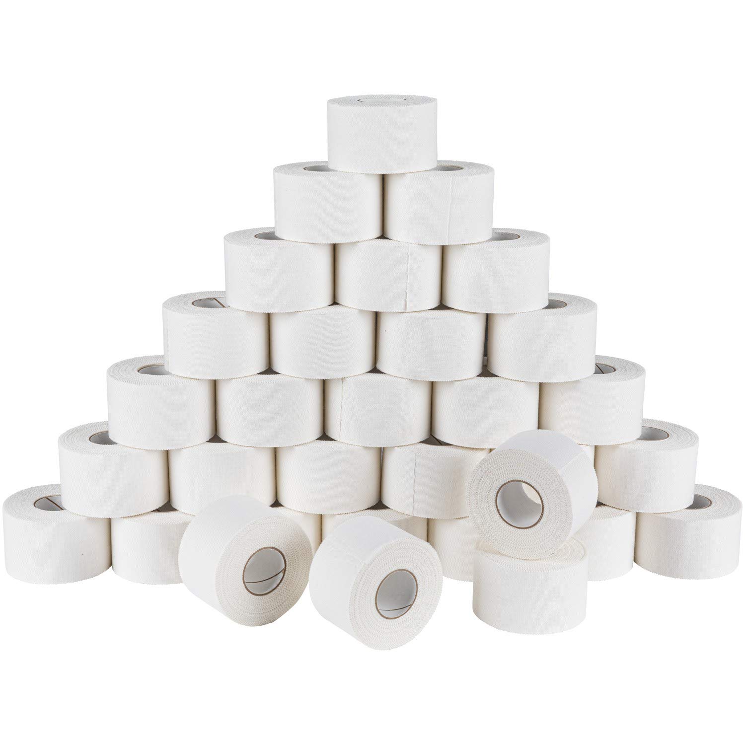 Kintex Sport Tape Pro – 32 rollos rígidos 3,8 cm x 10 m | Tape deportivo no elástico de alta adhesión para vendajes, estabilización articular, entrenamiento y competición