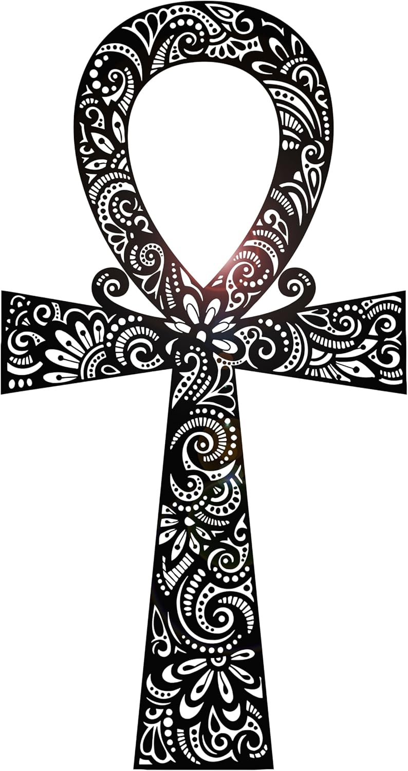 Ankh Vinyl Wall Decal Egyptian Big Amulet Cross Ancient Egypt Symbol Stickers Mural Large Decor (g2712)