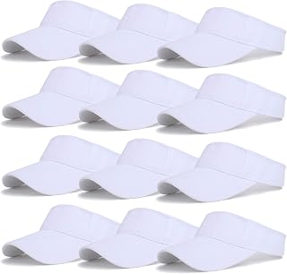 Ultrafun Unisex Adjustable Sun Visor Hat - UV Protection Sports Cap for Beach, Golf, Tennis, Running