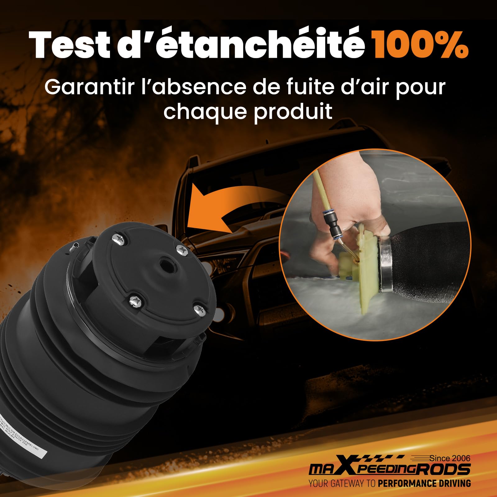 maXpeedingrods pins Ressort Pneumatique Arrière pour Mercedes W211 S211 | 211 320 09 25, 2113200925, A 211 320 09 25, A2113200925