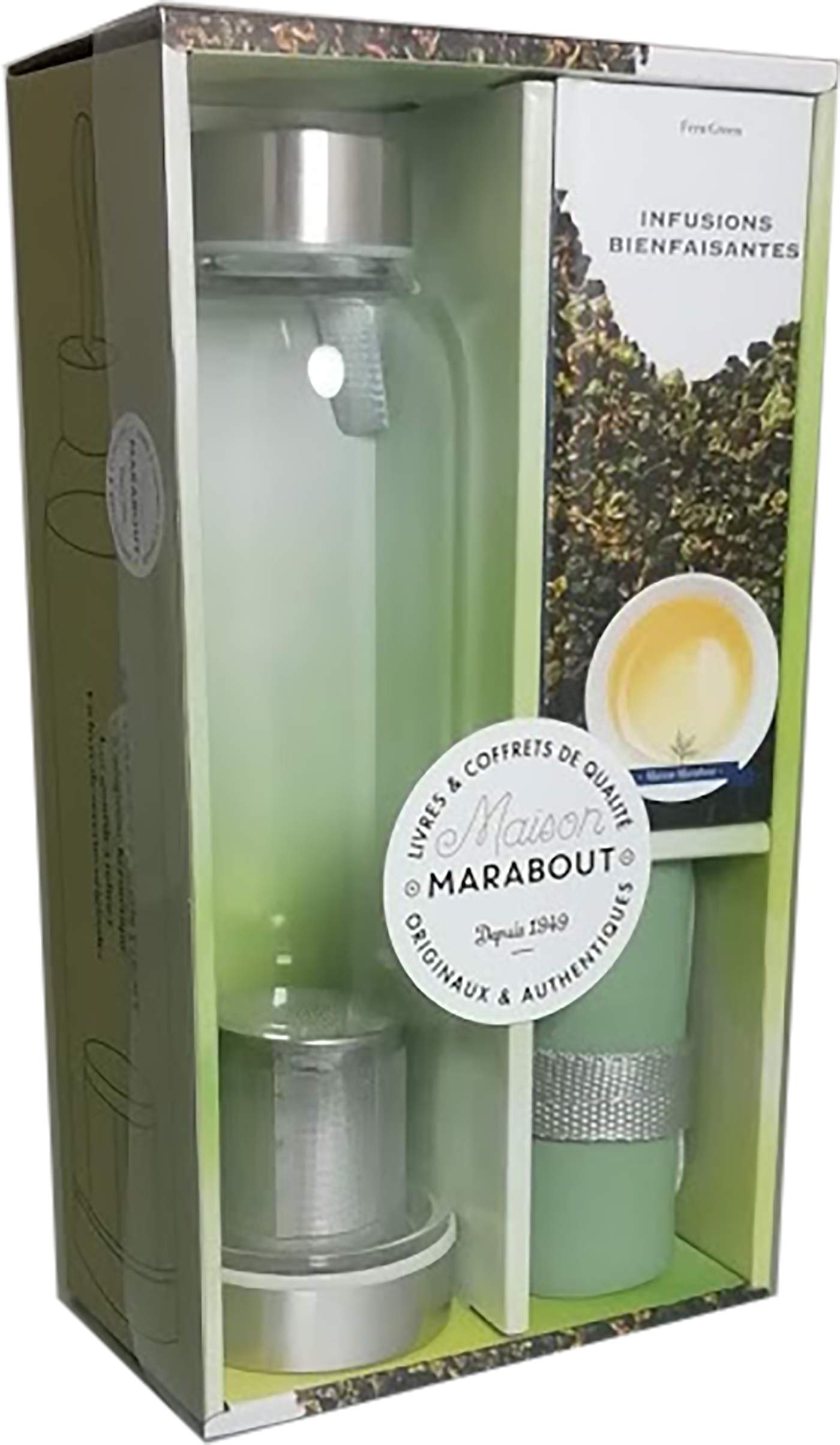 Coffret Mon infusion nomade: Avec 1 gourde à infuser, 1 néoprène hermétique: 13682