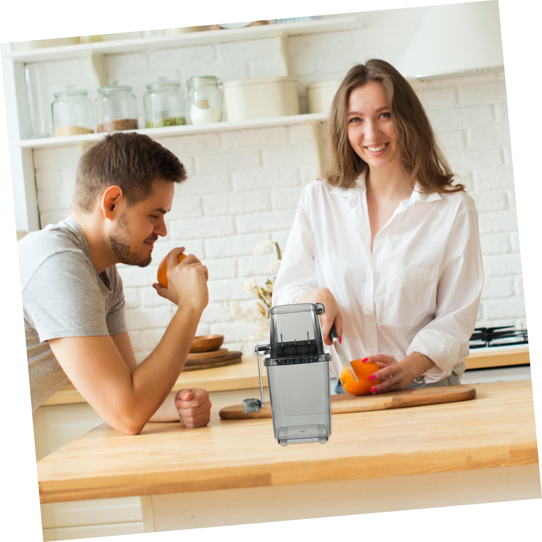 VILLCASE Tritatutto per Ghiaccio Manuale Portatile Piccolo Tritatutto per Ghiaccio per Preparare Granite e Drink Casa Ufficio Movimento