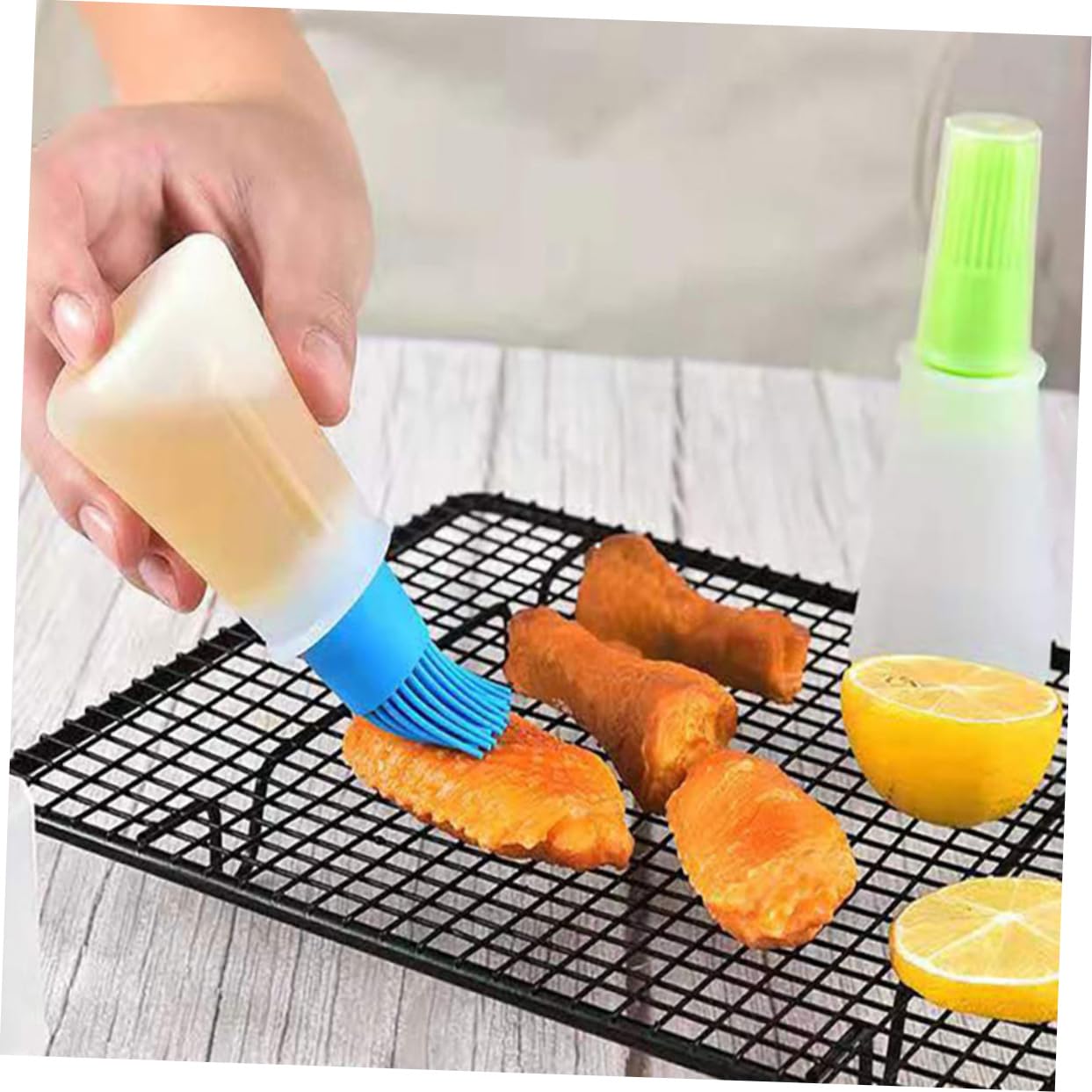 PRETYZOOM Oil Brush for Cooking Bbq Sauce Brush Baking Set Easy Clean Random Color