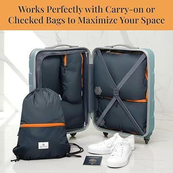 TRIPPED Travel Gear Extra Large Compression Packing Cubes 6-Piece Set