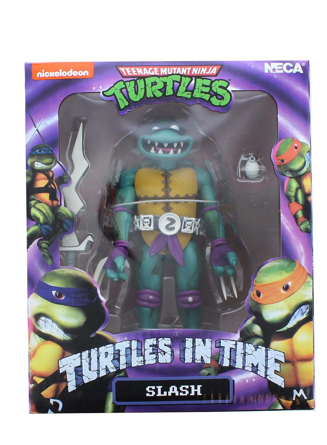 NECA TMNT Turtles In Time Series 1 – Action Figure Slash 7 Pollici (18 Cm) In PVC, Collezionismo
