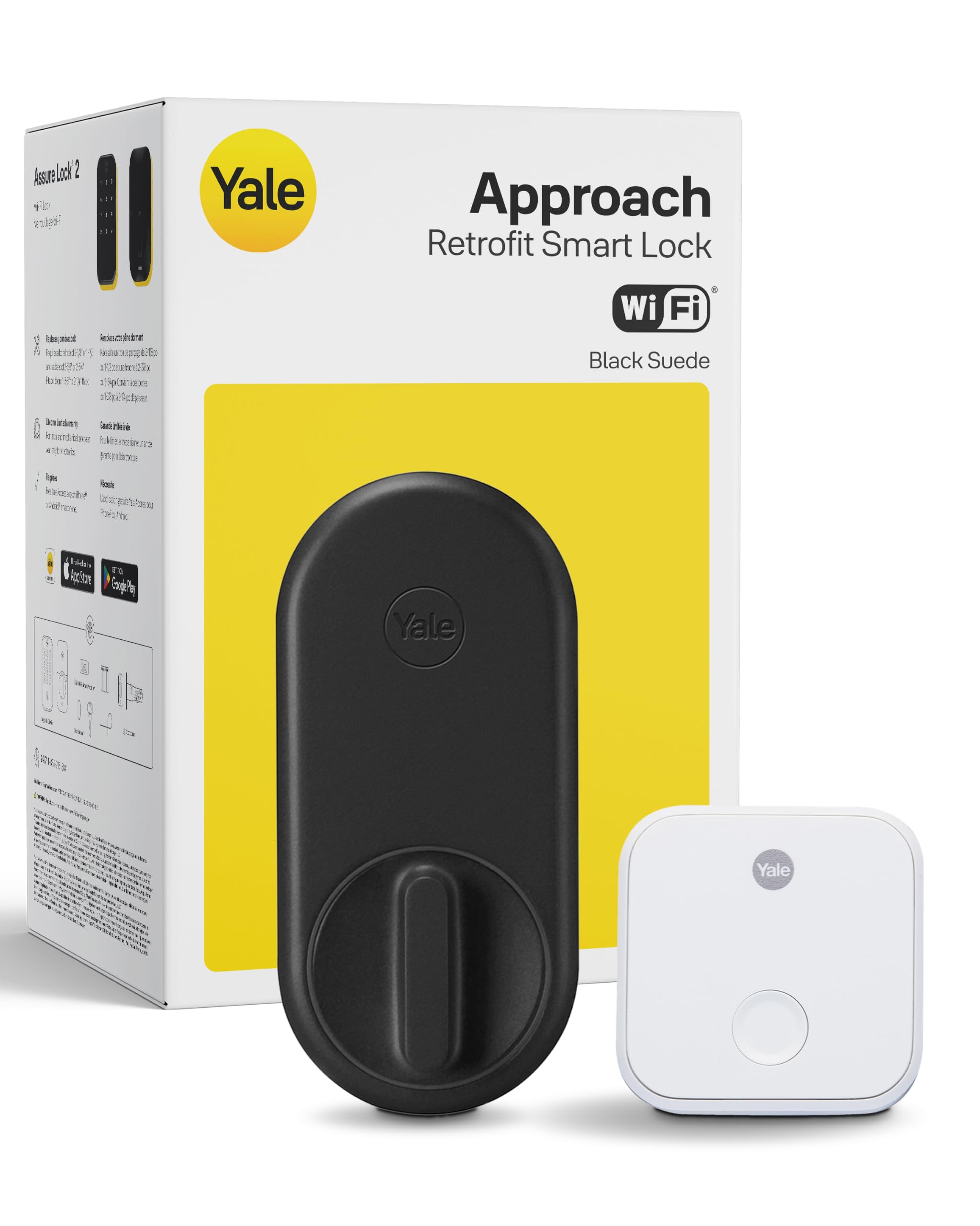 Yale Approach Smart Wi-Fi Deadbolt Retrofit Smart Lock