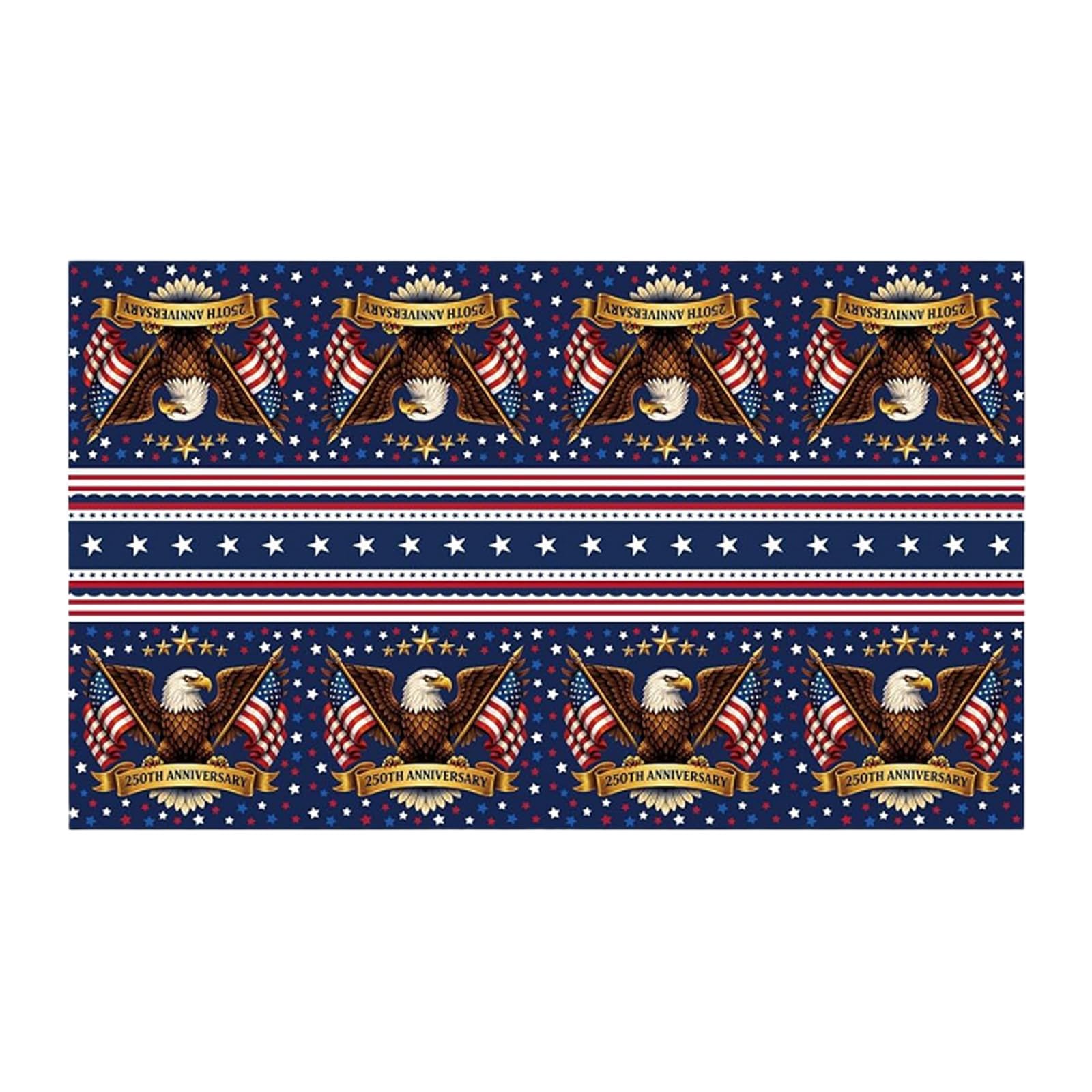 JSGHGDF America 250Th Anniversary Tablecloth Patriotics Rectangular Table Cover for Dining Tables and Special Event Decoration US Flag Party Table Cover
