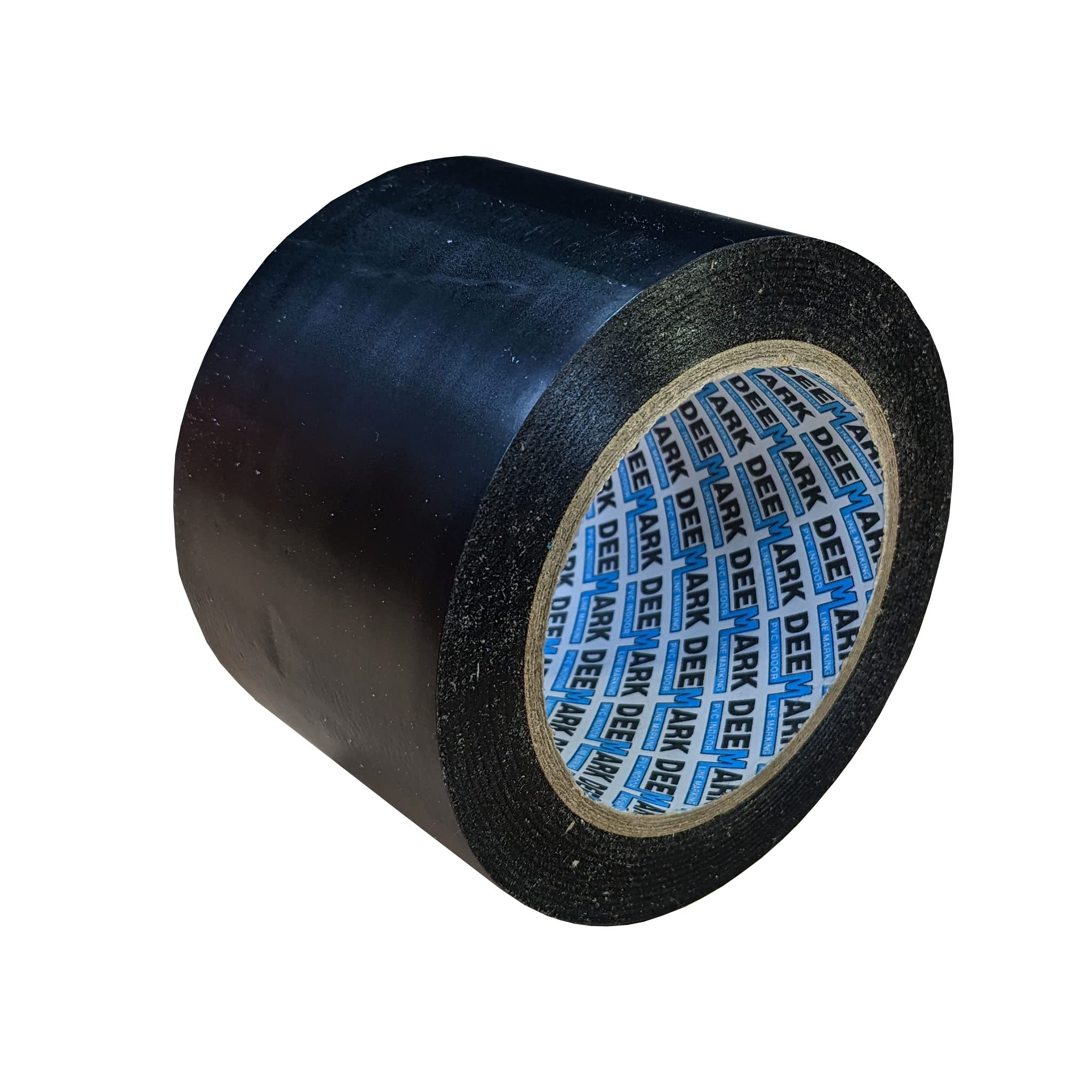 Shadow Foam PVC Floor Marking Tape | Premium Vinyl Safety Marking Tape| For Warehouses, Industry, Shops | 33M Single Roll (Black, Single 75mm)