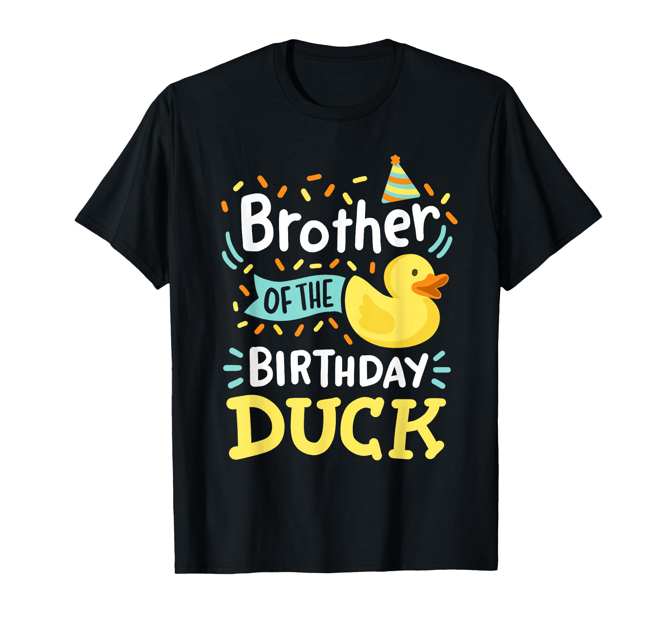 Brother of The Birthday Duck Boy Rubber Duck Bday Family T-Shirt