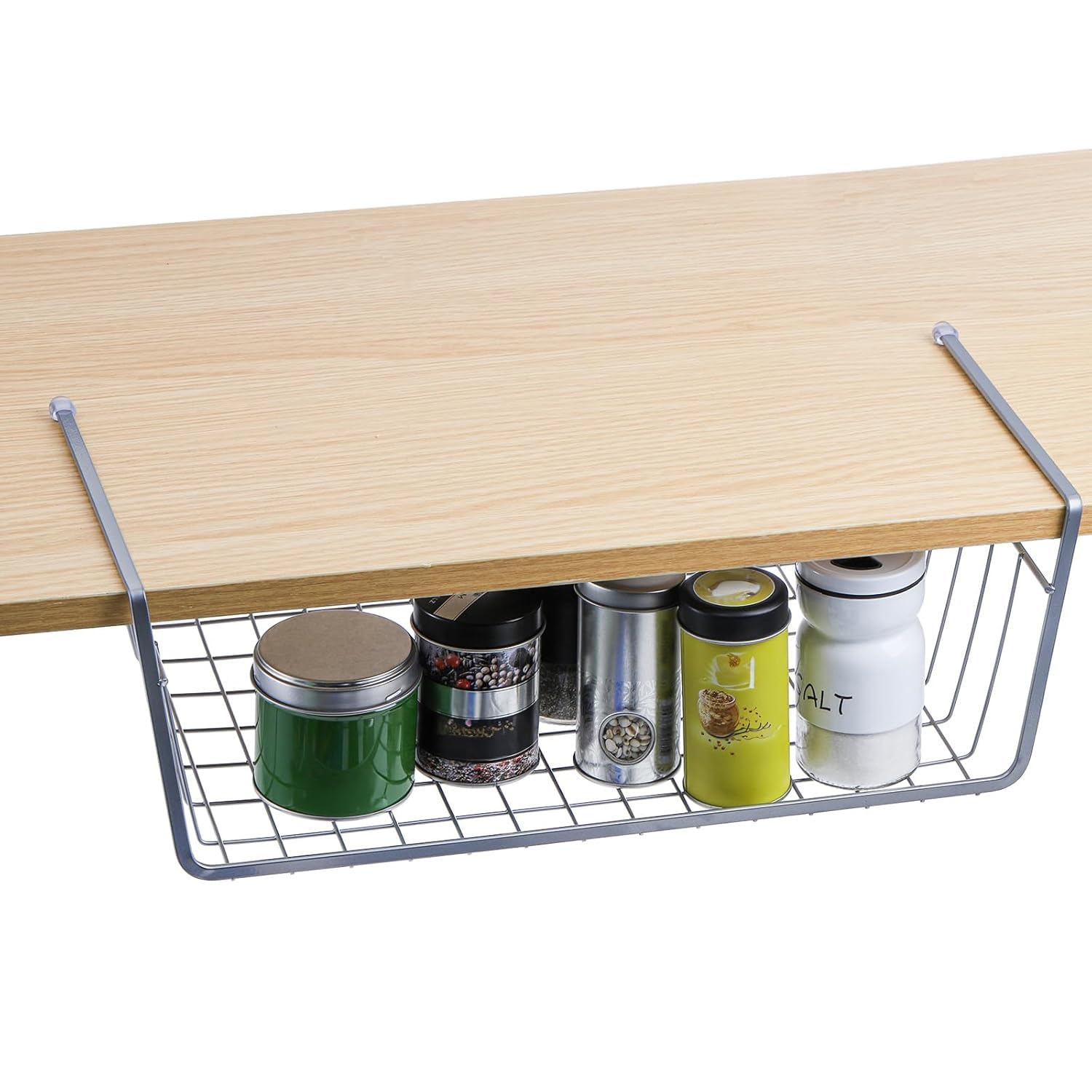 Go Hooked 12 Inch Undershelf Storage Basket Under Cabinet Storage Organizer 1 Pc Silver Space Saving Versatile Heavy Duty Sleek and Sturdy Compact and Durable Modern Elegant-image-49