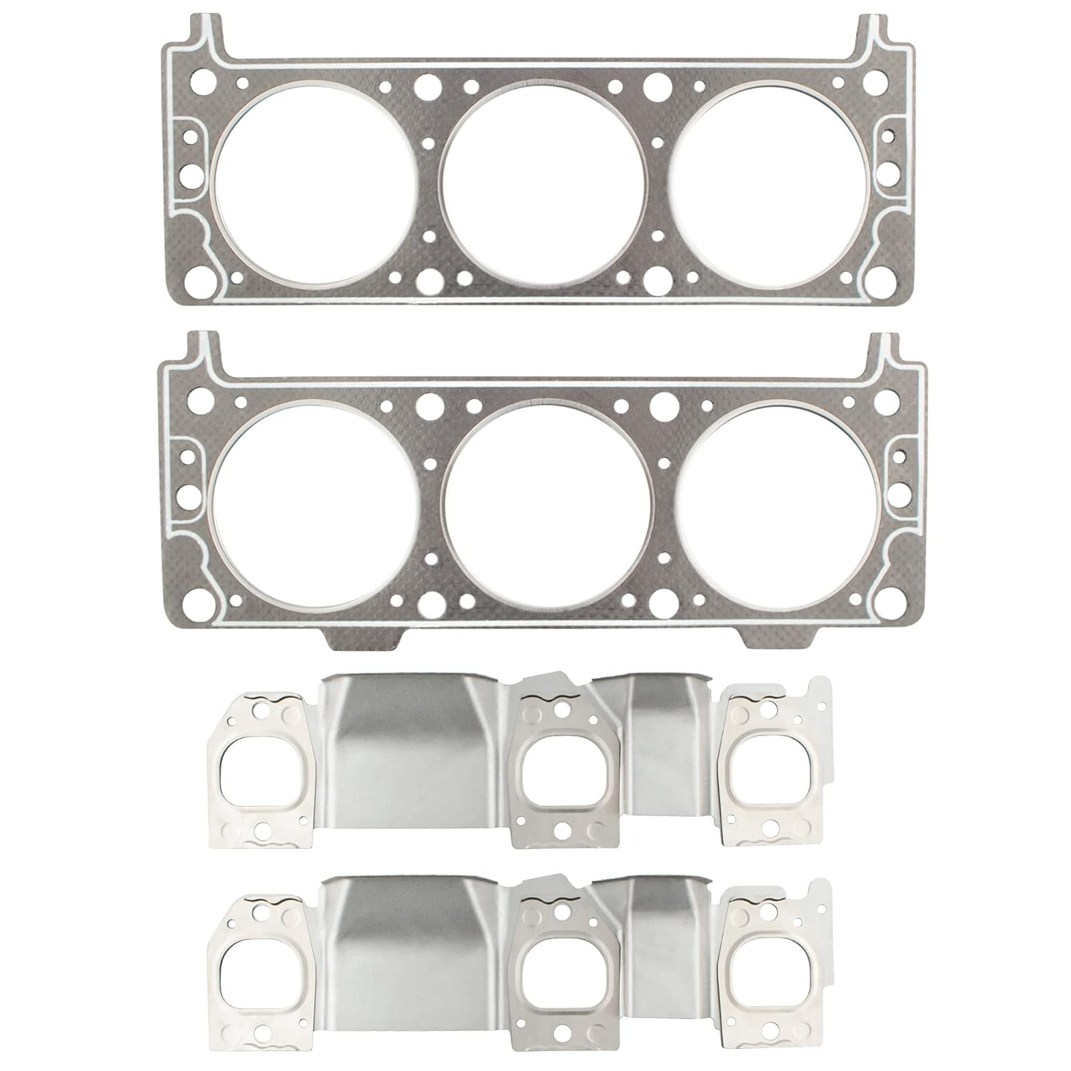 BOXI Cylinder Head Gasket Set Fits for Chevrolet Equinox 2005 2006 2007 2008 2009 / for Pontiac Torrent 2006 2007 2008 2009 (3.4L V6 OHV VIN F) | Replaces HS9071PT-3