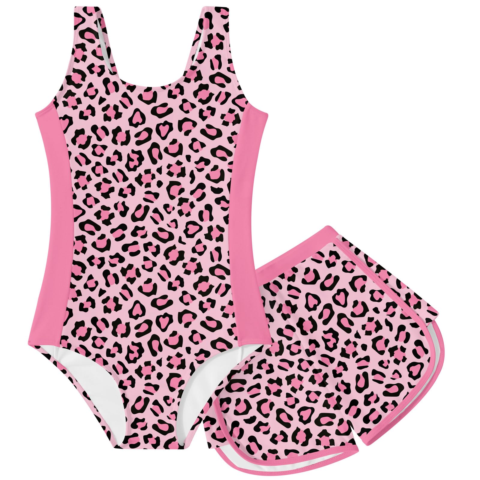 TUONROAD Toddler Girls One Piece Swimsuit Bathing Suit with Short for 3-9
