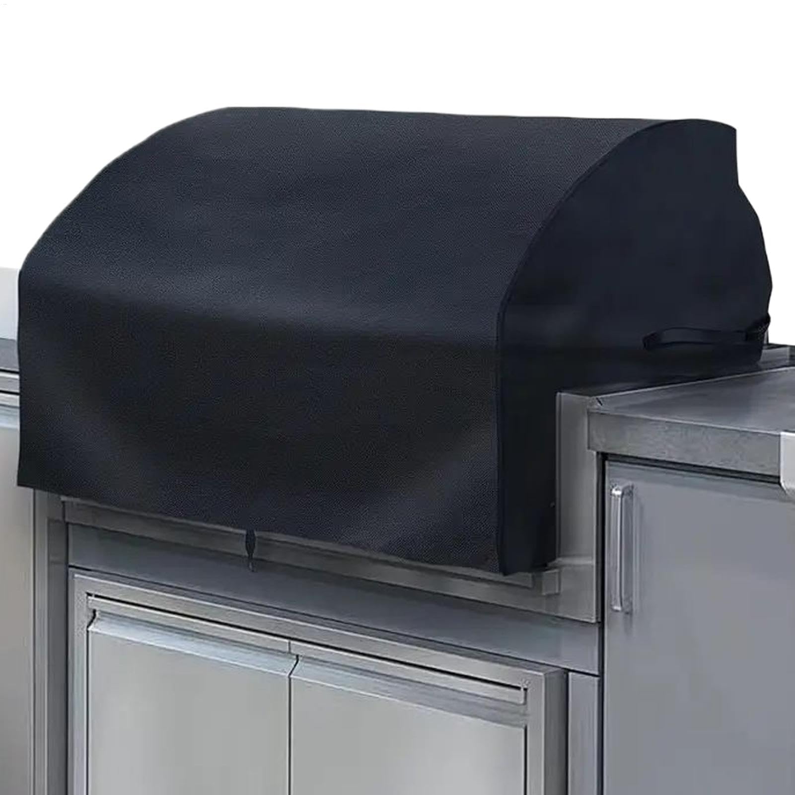 Copertura impermeabile per barbecue, protezione antivento integrata per bruciatori per campeggio, picnic e barbecue all'aperto, accessorio durevole per tutte le condizioni atmosferiche