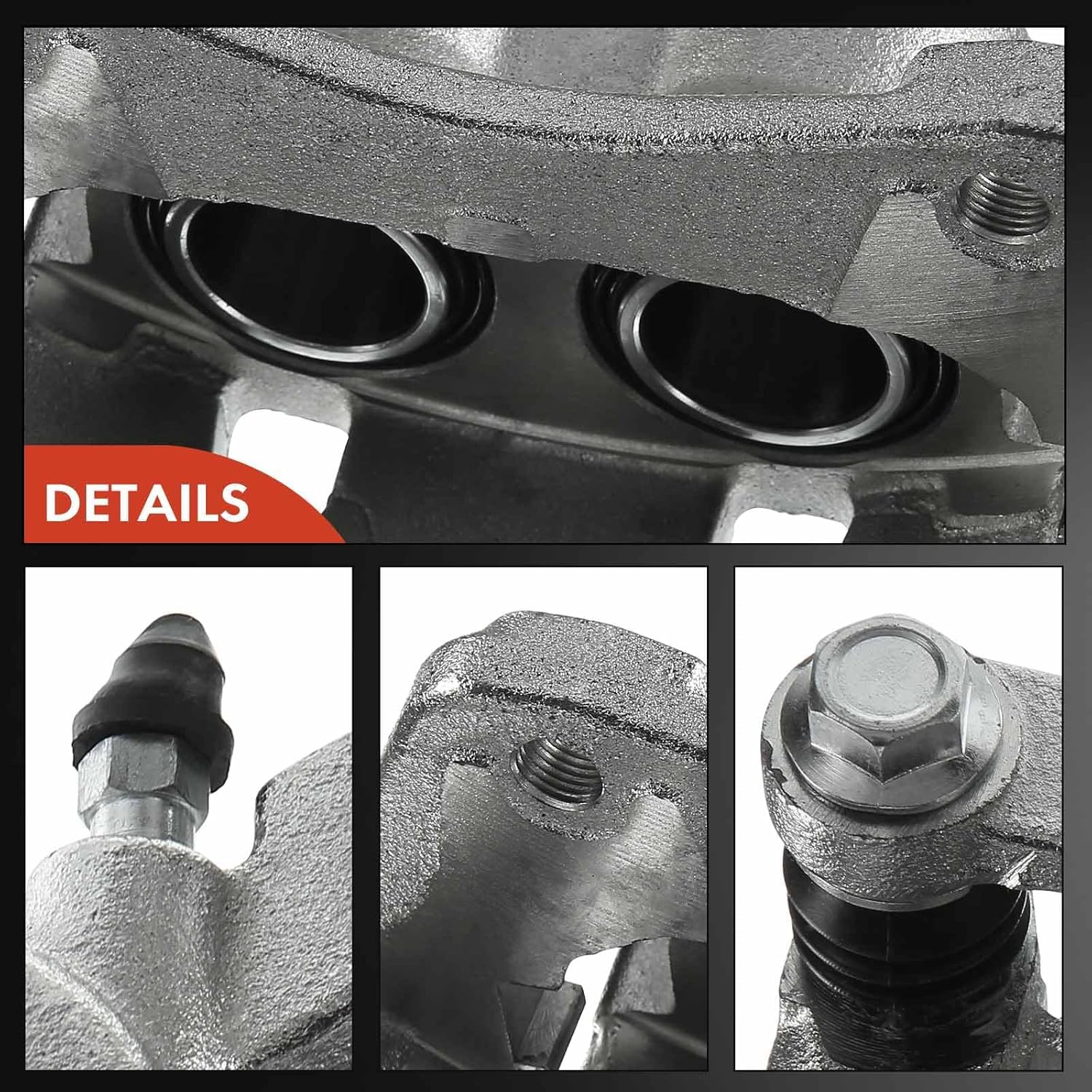 A-Premium Disc Brake Caliper Assembly with Bracket Compatible with Select Honda Models - Pilot 2009-2015, V6 3.5L - Front Right Passenger Side