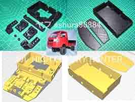 WPL WL01 HONDA ACTY 黒ボディ 銀アルミホイール 4WD Yahoo!オークション - WPL WL01 ホンダ アクティ トラック 黒