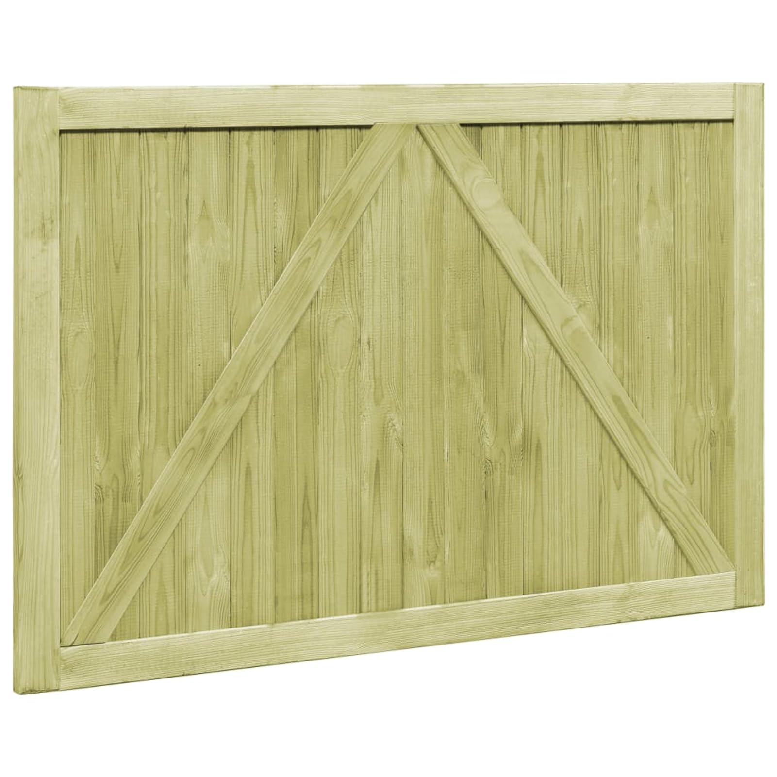 Homgoday Rustikales Kiefernholz-Gartentor 150x100cm, Wetter- und verrottungsbeständig, für Terrasse und Garten - 2 Stück Model45339