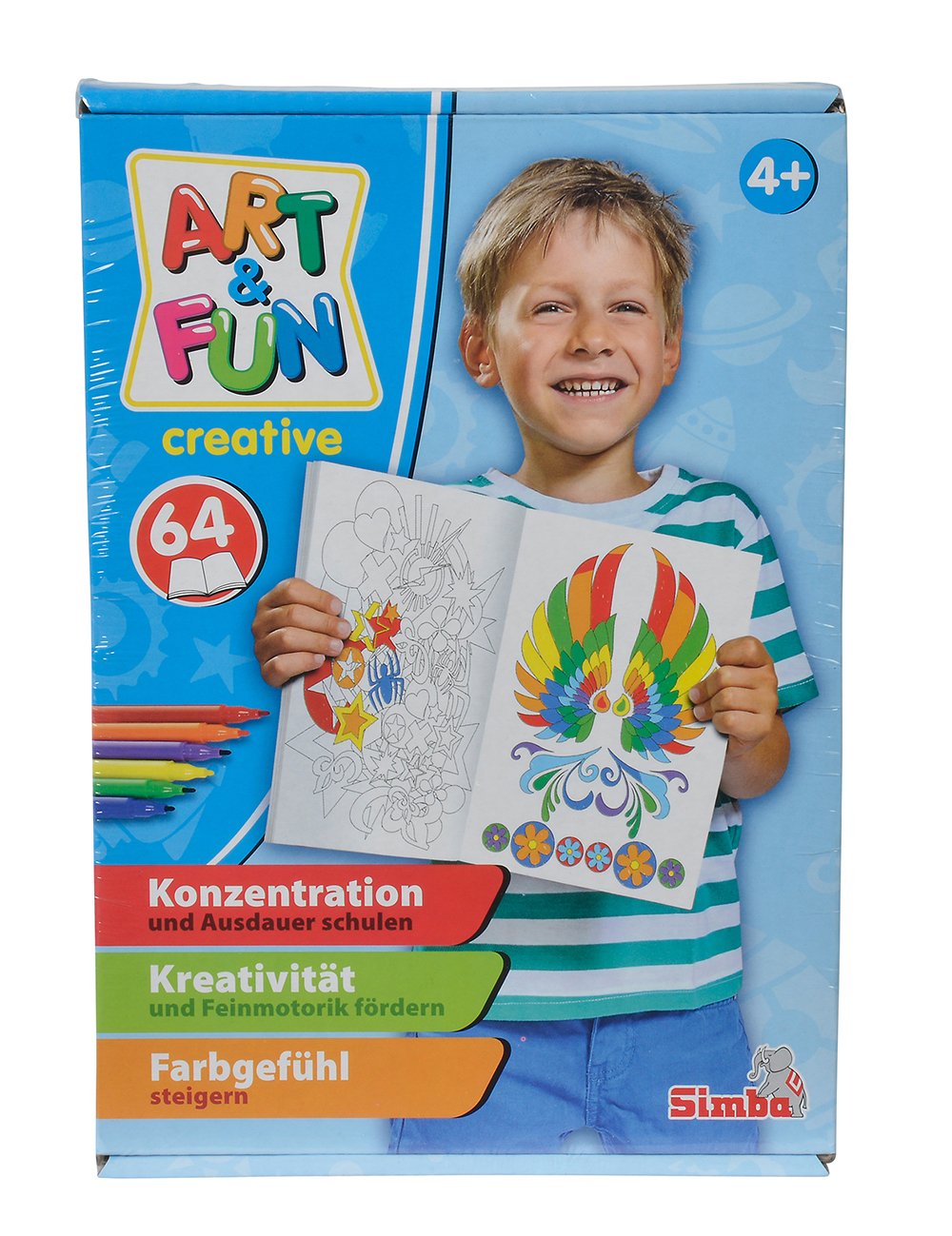 Simba Aandf Color Me Paint Set Boy