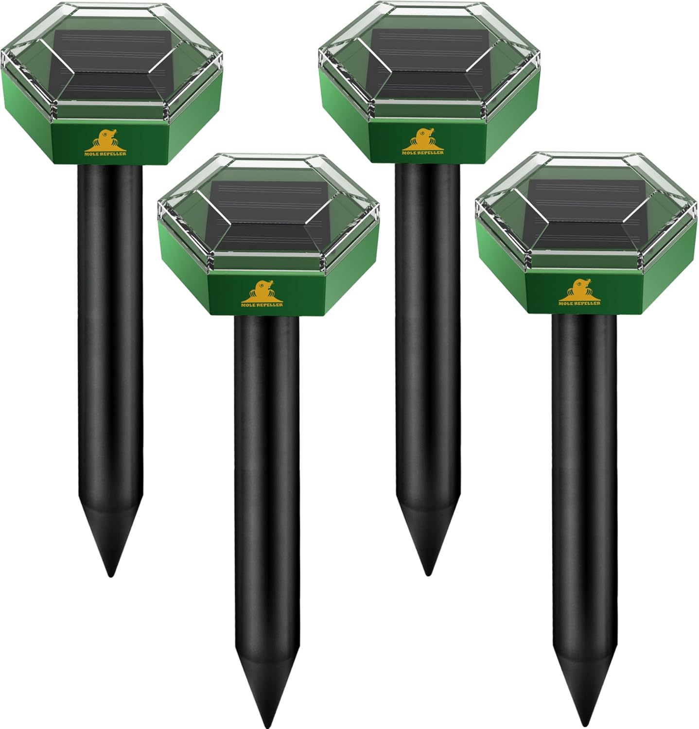 Amazon.com: Mole Repeller for Lawns, Mole Trap Stakes with Sonic Pulse ...