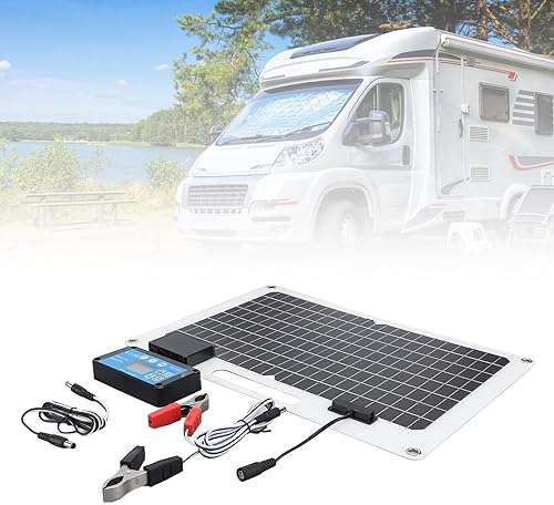 Miniatura 3 de Conjunto de panel solar portátil de 100 W de 18 V, cargadores de panel solar plegables, cargador solar de 12 V 24 V, doble USB, paneles solares a