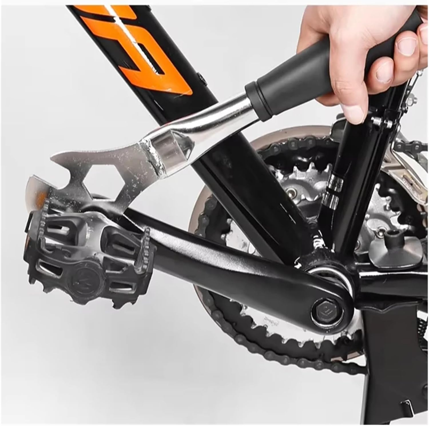 1/2pc Bicycle Pedal Wrench Extra Long Handle Road Mountain Multi-functional Bike Tools