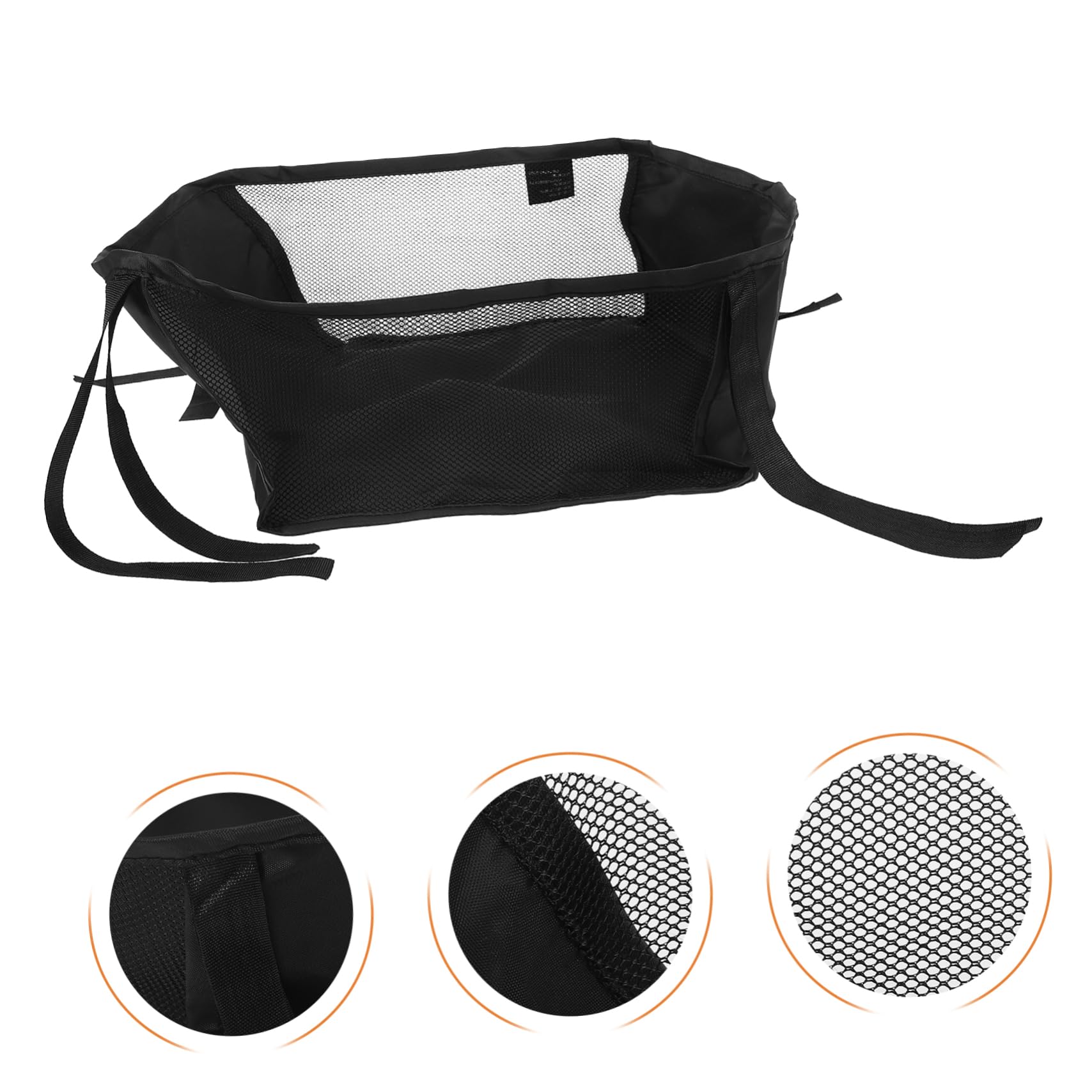 Organizer Inferiore e Biberon Borsa Portaoggetti per Passeggino Cestino Porta Pannolini Oxford Resistente Leggero e Pratico per Genitori in Viaggio