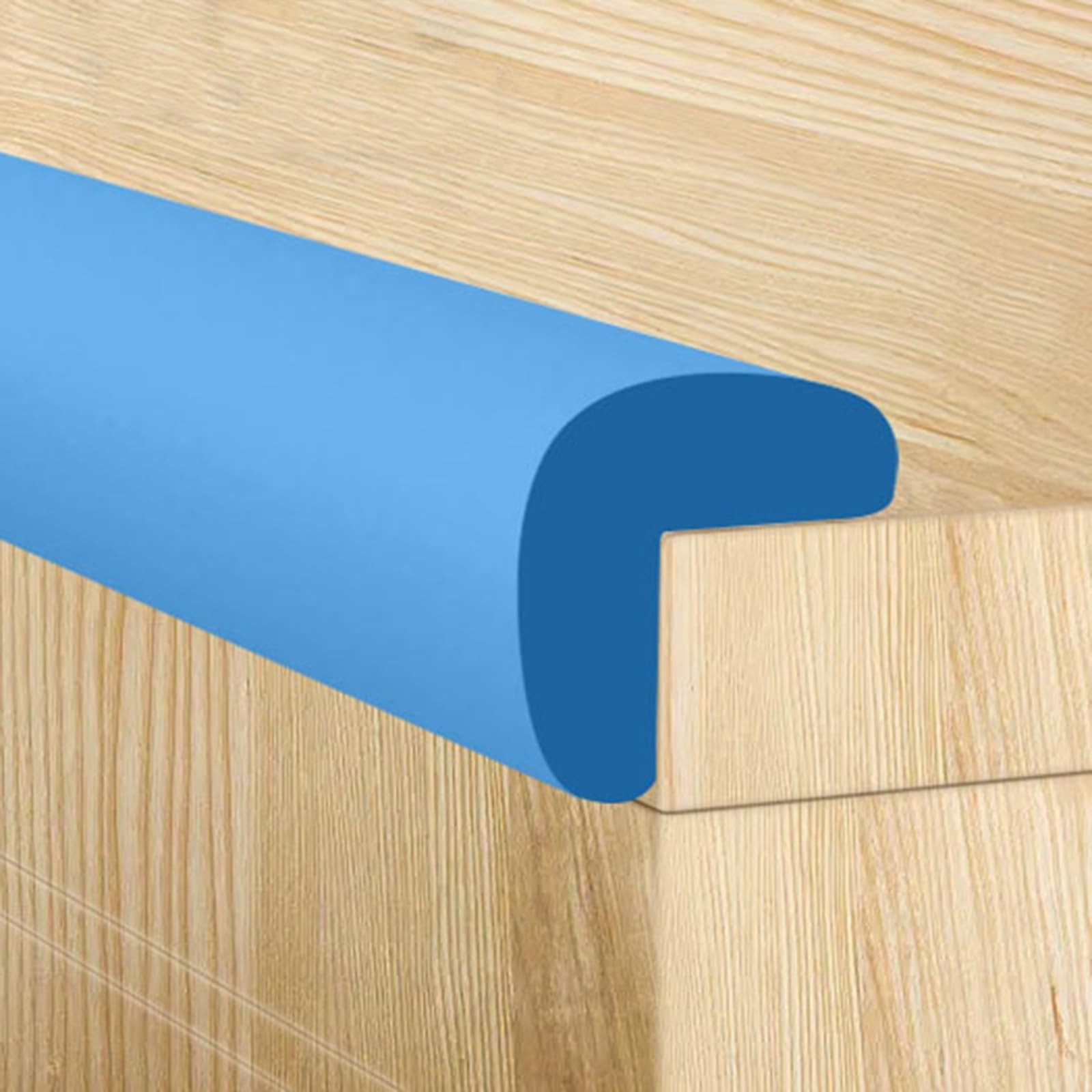Listwa ochronna do krawędzi stołu, Szersze i grubsze meble stoły Odbojniki zabezpieczające przed dziećmi(Blue,2.3cm*5m)