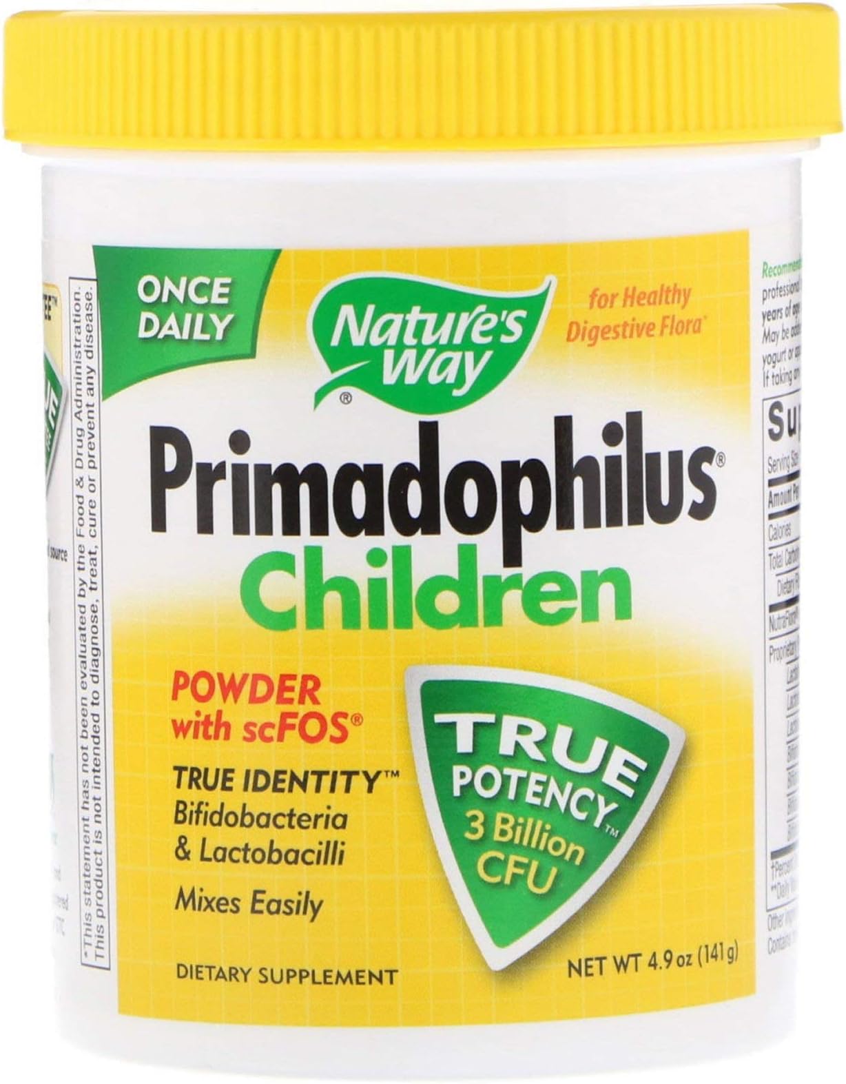 Nature's Way Primadophilus for Children, Net wt 4.9 oz (141g)