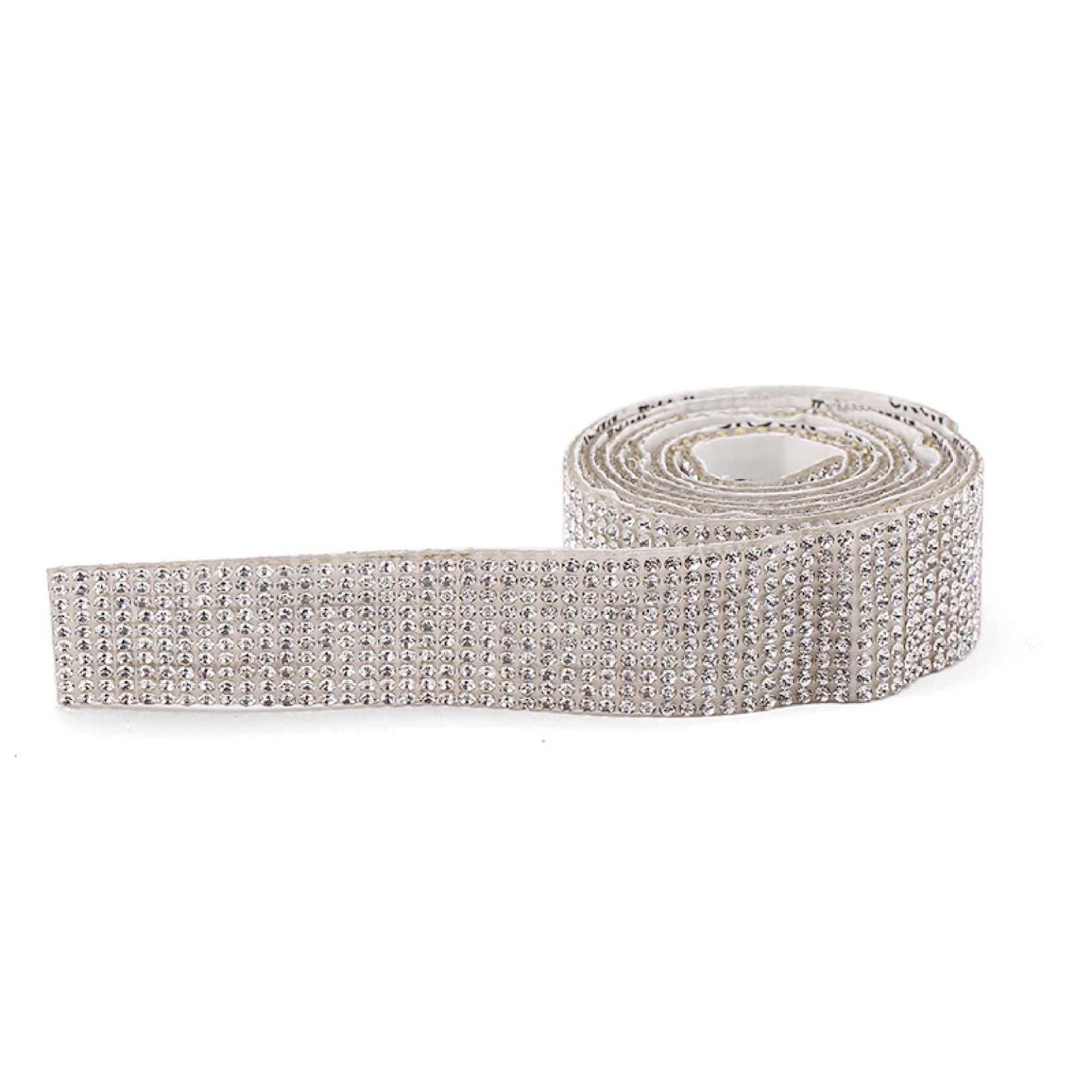 ACiyD Yard Strass Trim Selbstklebend Glitzer Kristall Band Band Kette DIY Strass Band Trim für Auto Telefon Dekorationen (Color : 27mm Crystal Yellow, Size : 1 Yard) (14mm Crystal Clear 1 Yard)