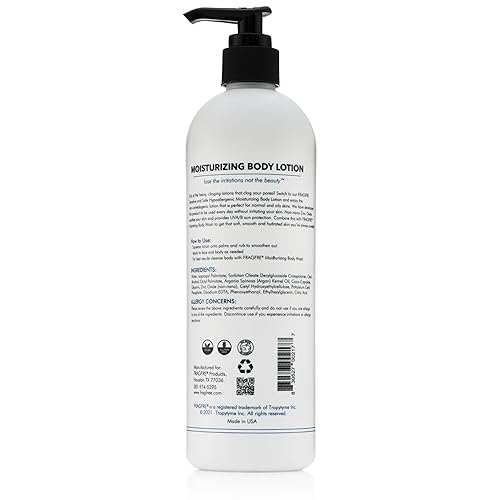 Miniatura 5 de Hidratante para pieles sensibles 16oz Loción de óxido de zinc no comedogénica - Sin parabenos hipoalergénico sin fragancia - Protección solar para