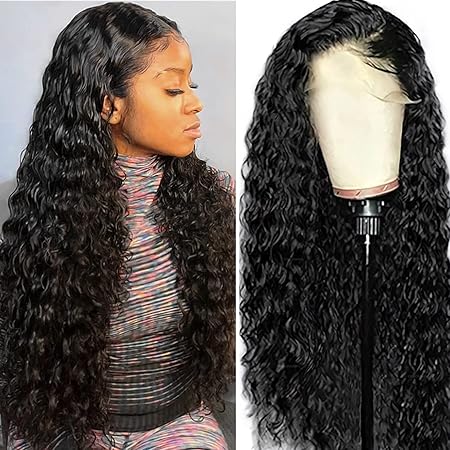 200 Density Loose Wave 13x6 13x7 HD Lace Front Human Hair Wig Brazilian 30 34 Inch Curly Wigs Deep Wave 13x4 Lace Frontal Wig - 200165144