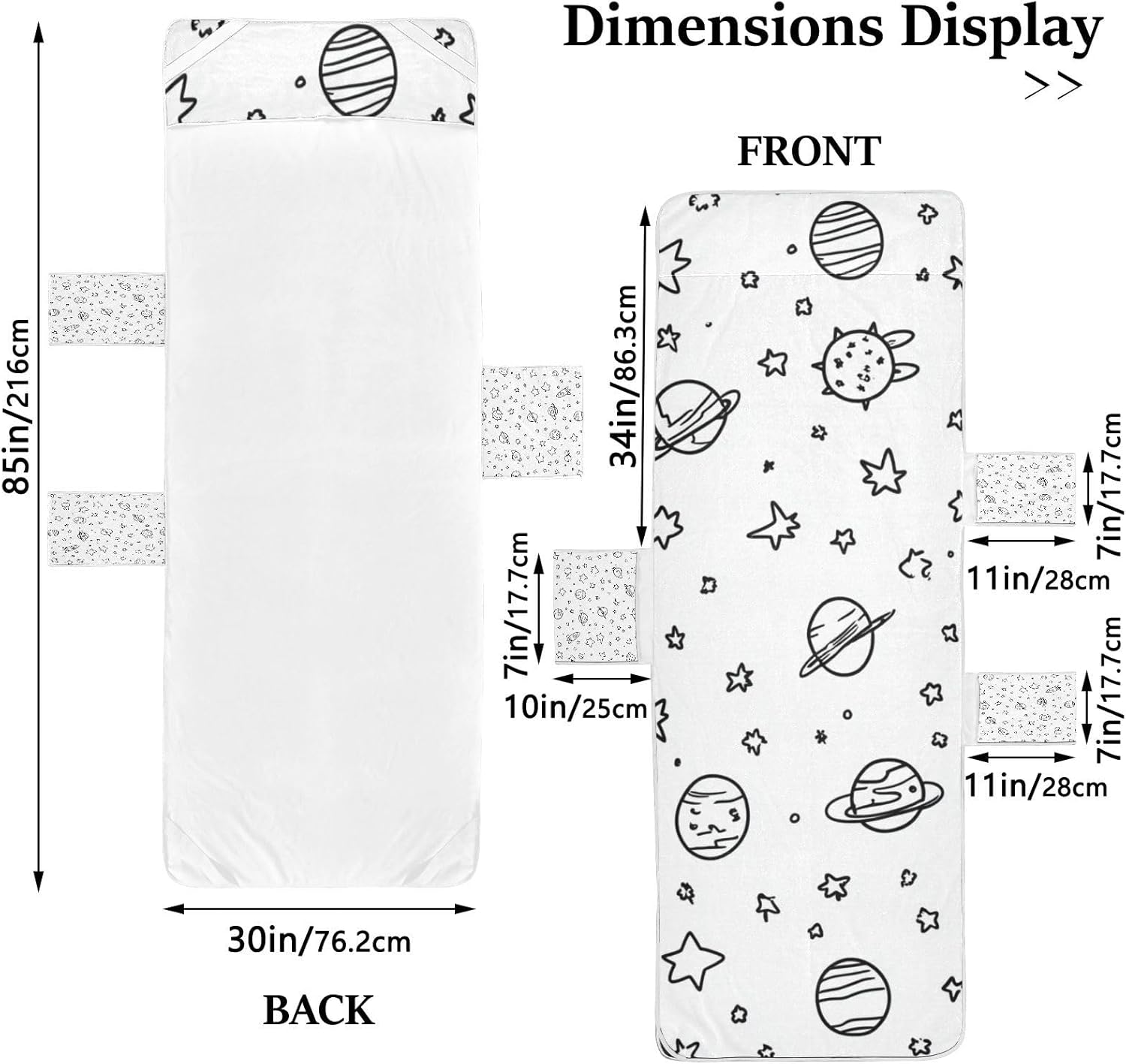 Patio Chaise Lounge Chair Cover Heavy Duty Outdoor Chaise Lounge Cover with Pockets for Pool