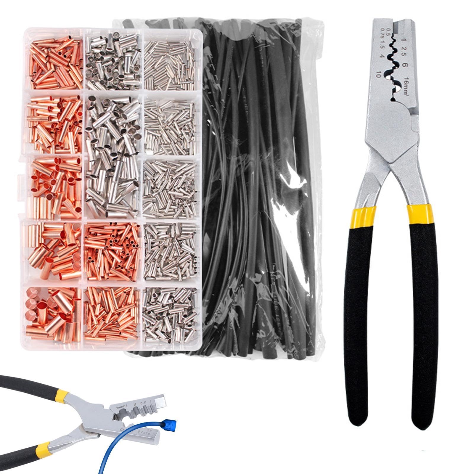 per tubi in rame, strumento per crimpare cavi metallici | Kit di strumenti per tubi in rame,Strumento di crimpatura per cavi metallici di sicurezza per regolatori di tensione,