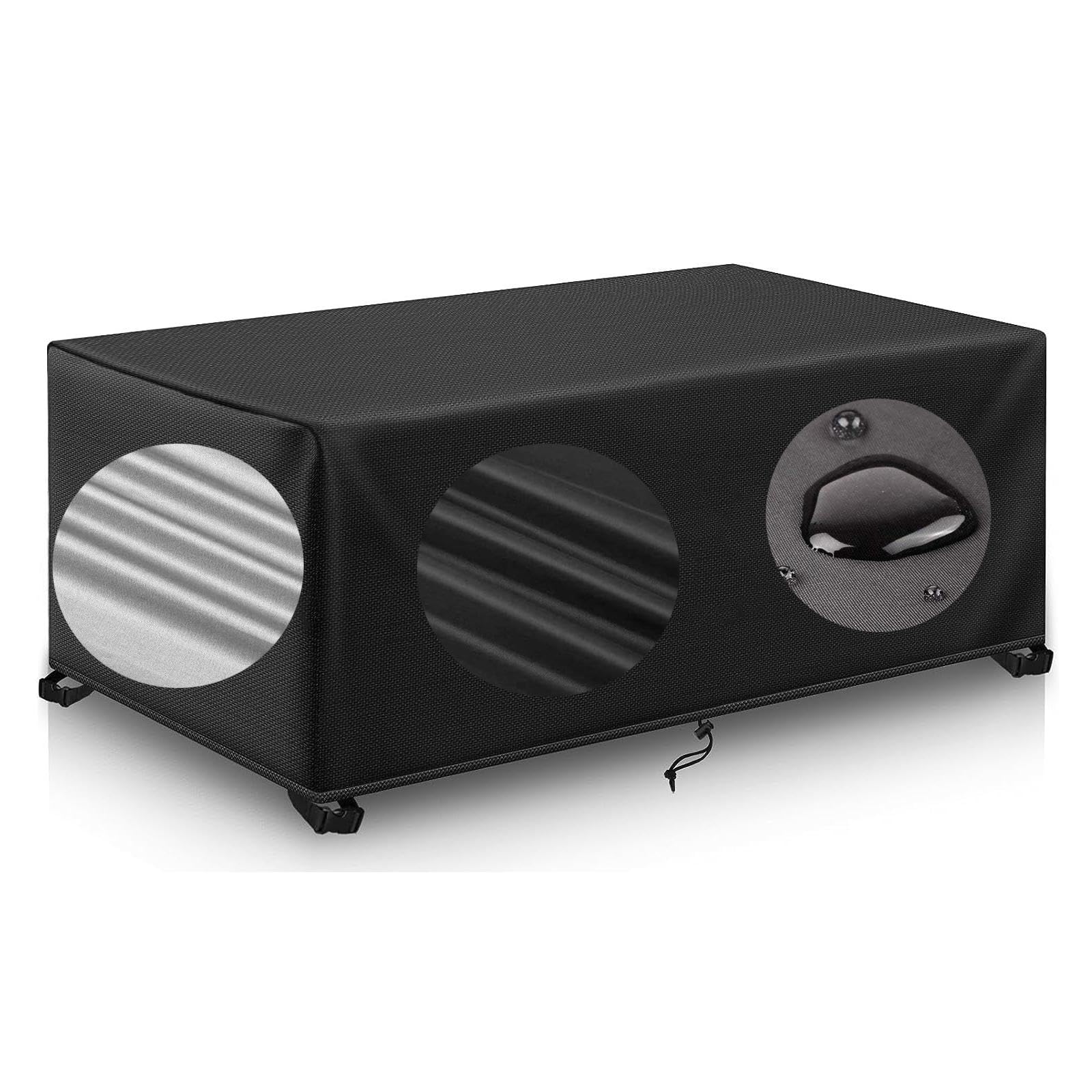 52L x 24W x 34H inches Patio Table Covers for Outdoor Furniture Waterproof, 600D Heavy Duty Sectional Sofa Set Covers Table and Chair Set Covers, No