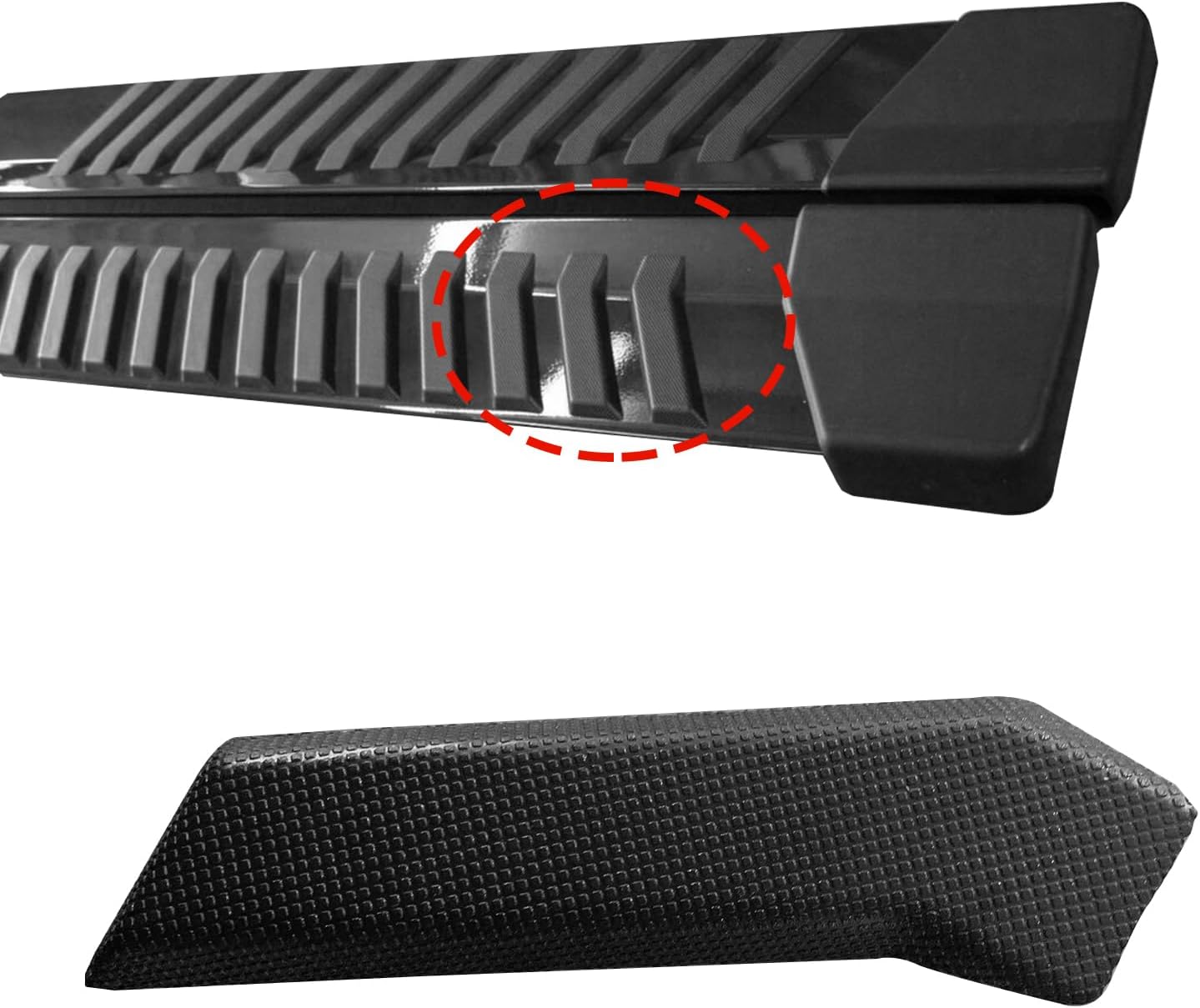 Pack of 4 Left Driver Side Running Board Step Pad Grip Step Cover Replacement Pads Fits for Ford F150 2015 2016 2017 2018 2019 2020 2021 2022 FL3Z16491DA